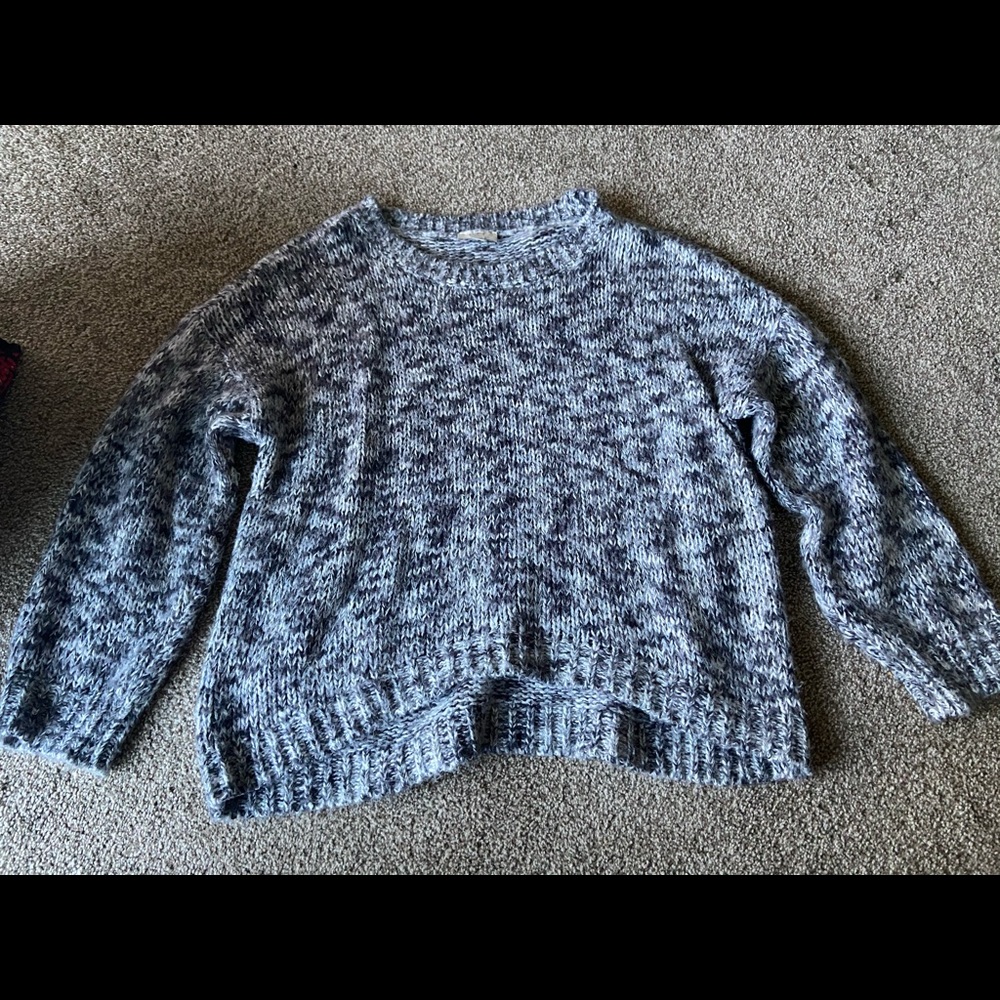 Speckled sweater